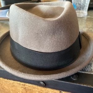 Christy's Grey Felt hat - Pork Pie style